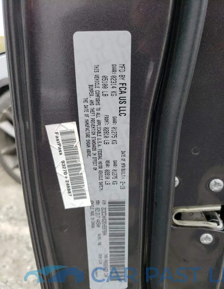 2C3CDXHG2KH597604# 12