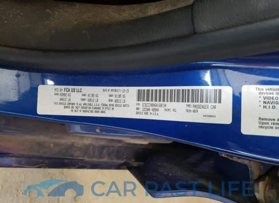 1C3CCCABXGN168154# 12