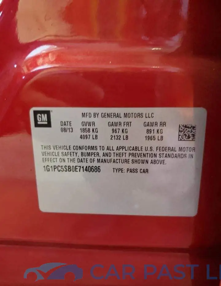 1G1PC5SB0E7140686# 12