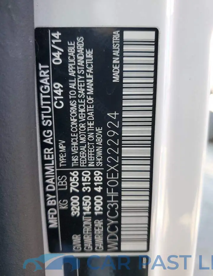 WDCYC3HF0EX222924# 13