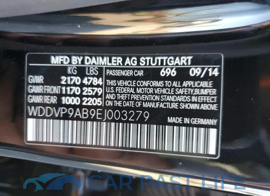 WDDVP9AB9EJ003279# 12