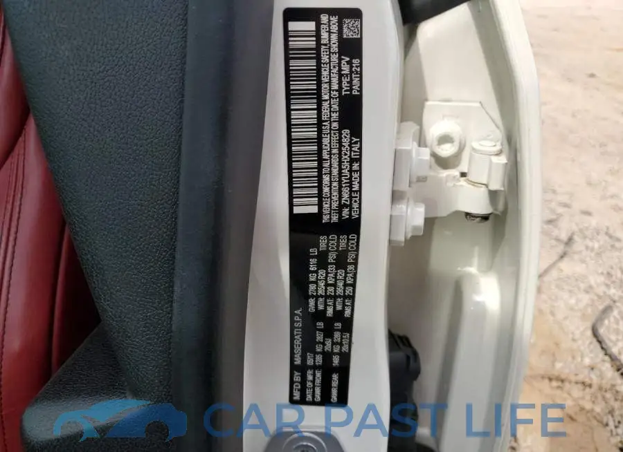 ZN661YUA5HX254829# 12
