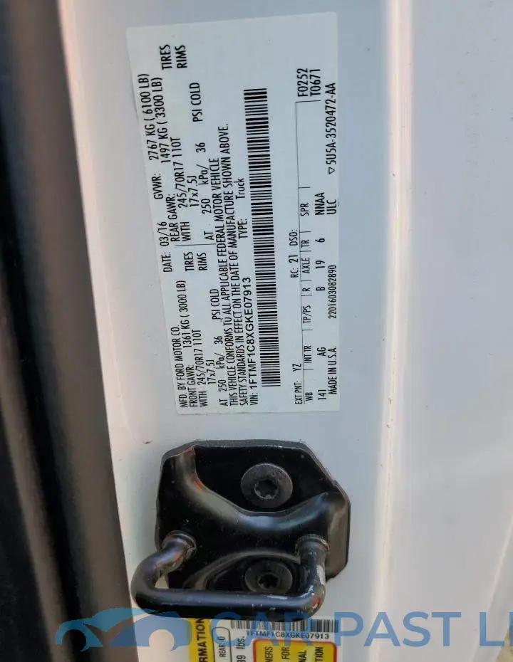 1FTMF1C8XGKE07913# 12