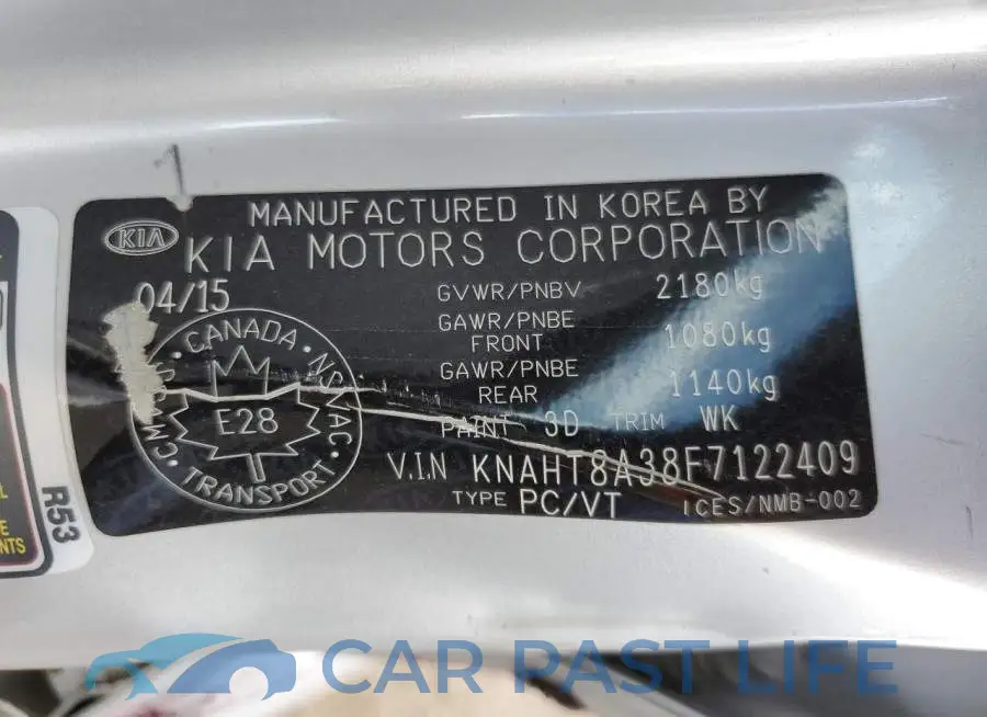 KNAHT8A38F7122409# 12