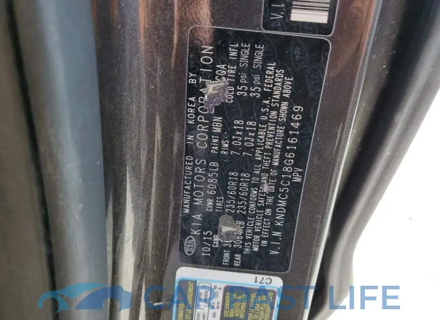 KNDMC5C18G6161469# 13