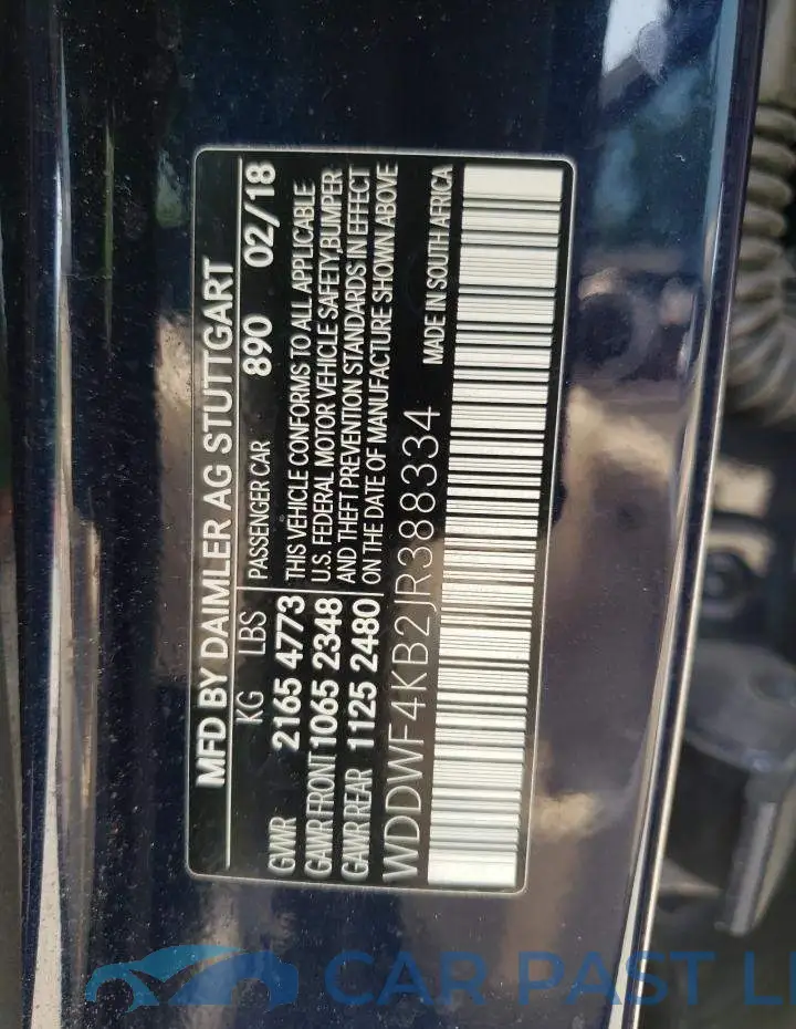WDDWF4KB2JR388334# 12