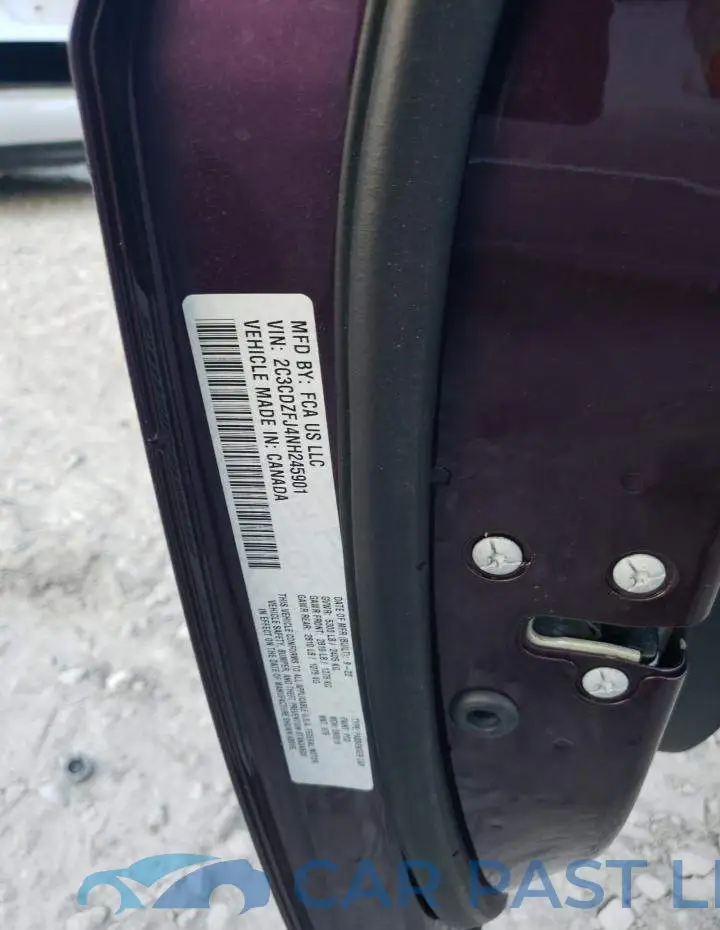 2C3CDZFJ4NH245901# 12