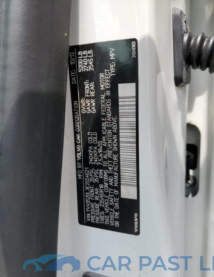 YV4952DL3E2554621# 12