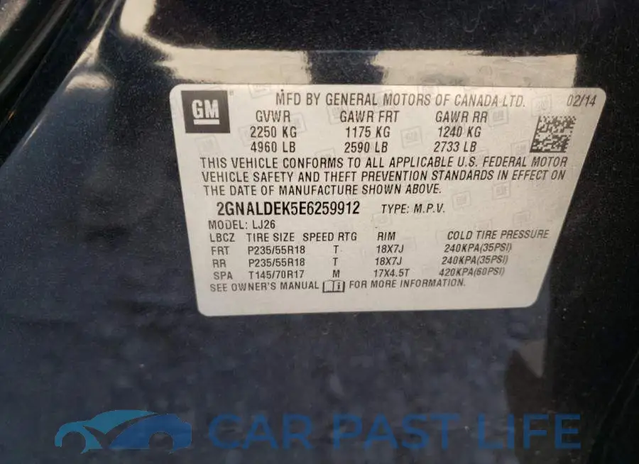 2GNALDEK5E6259912# 12