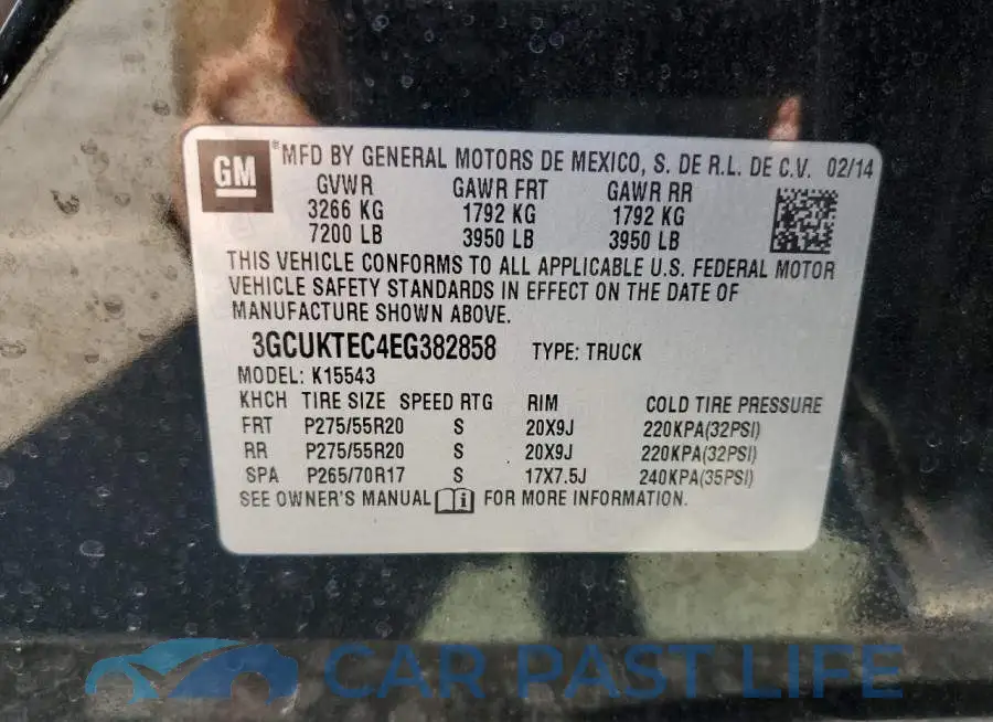 3GCUKTEC4EG382858# 12