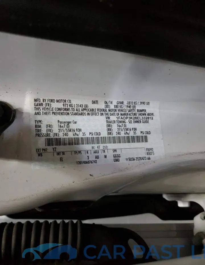 1FADP3K28EL332812# 12