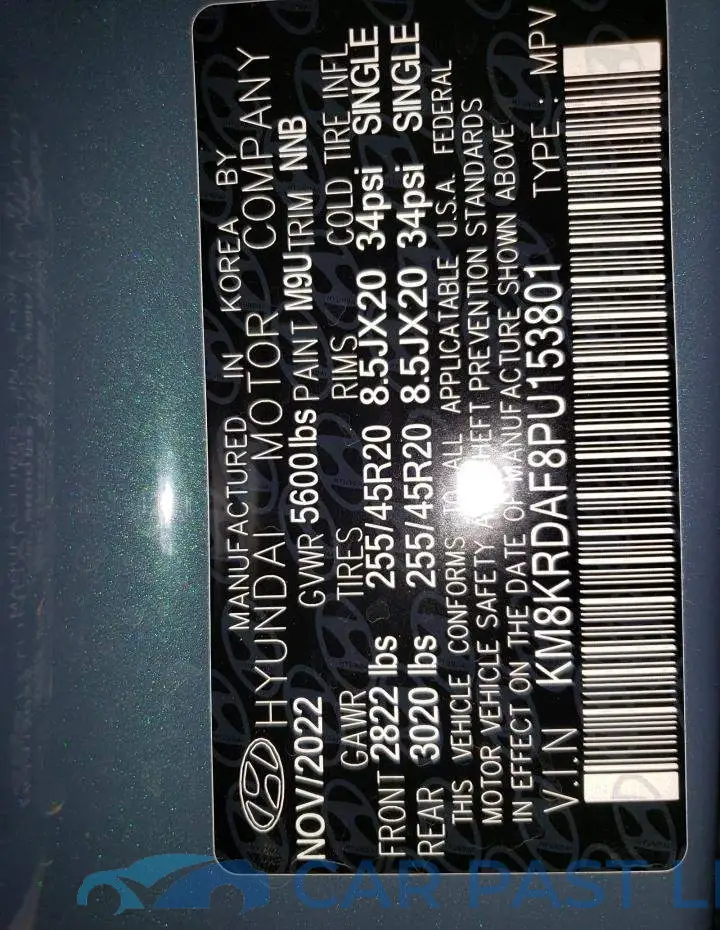 KM8KRDAF8PU153801# 13