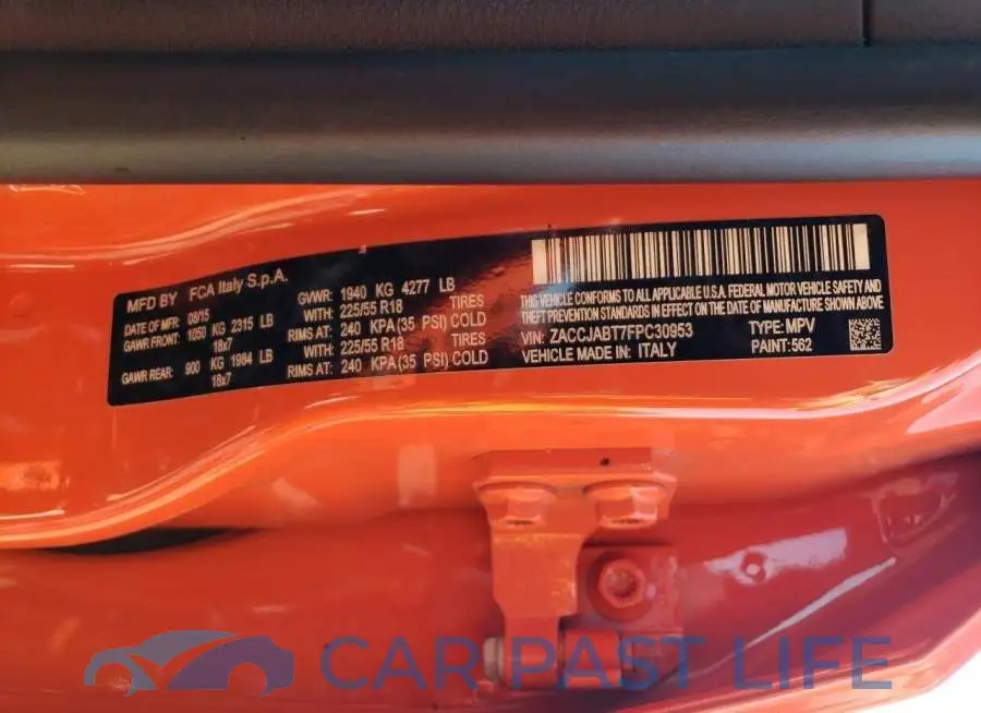 ZACCJABT7FPC30953# 12