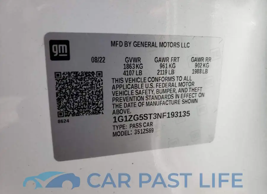 1G1ZG5ST3NF193135# 13