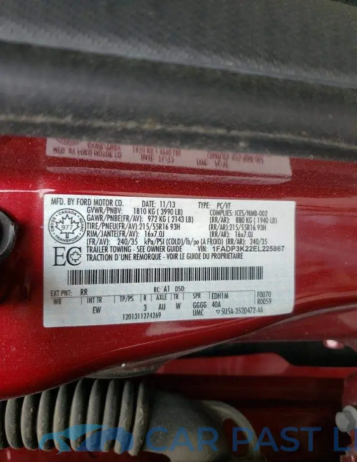 1FADP3K22EL225867# 13