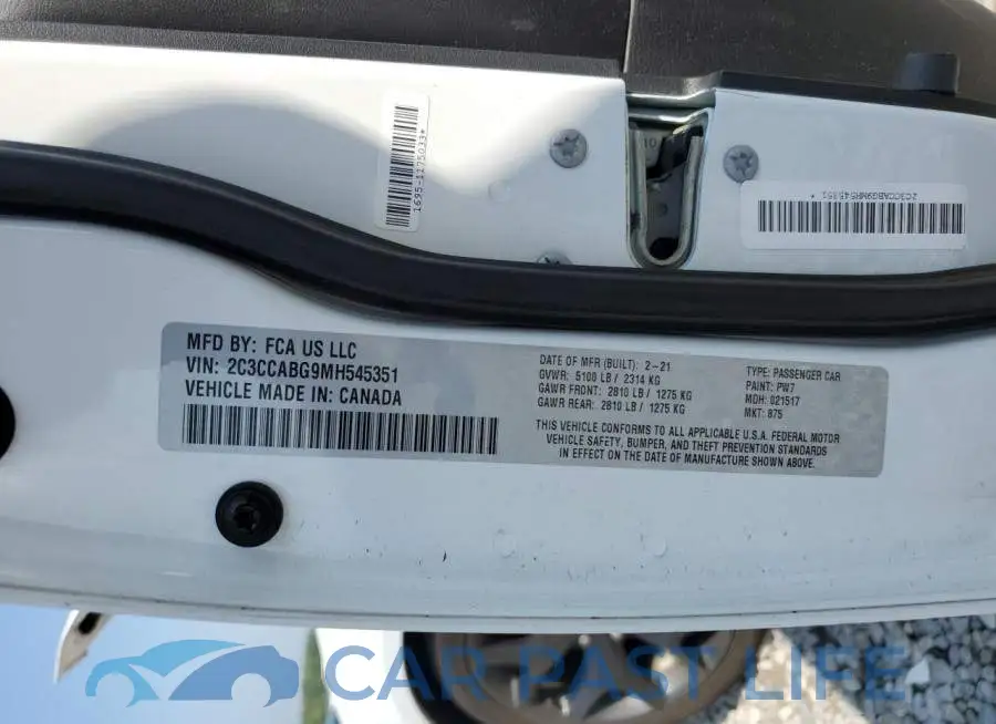 2C3CCABG9MH545351# 13
