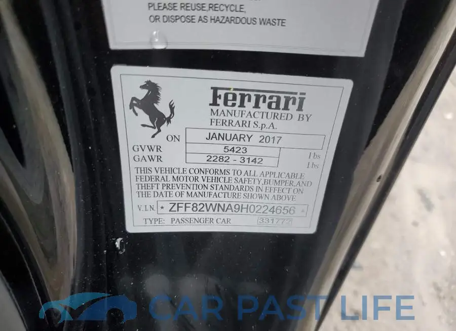 ZFF82WNA9H0224656# 13