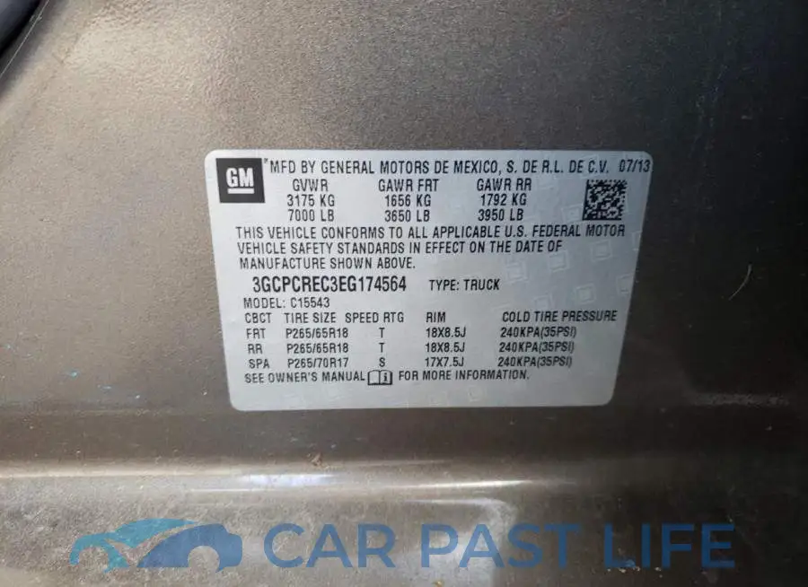 3GCPCREC3EG174564# 12