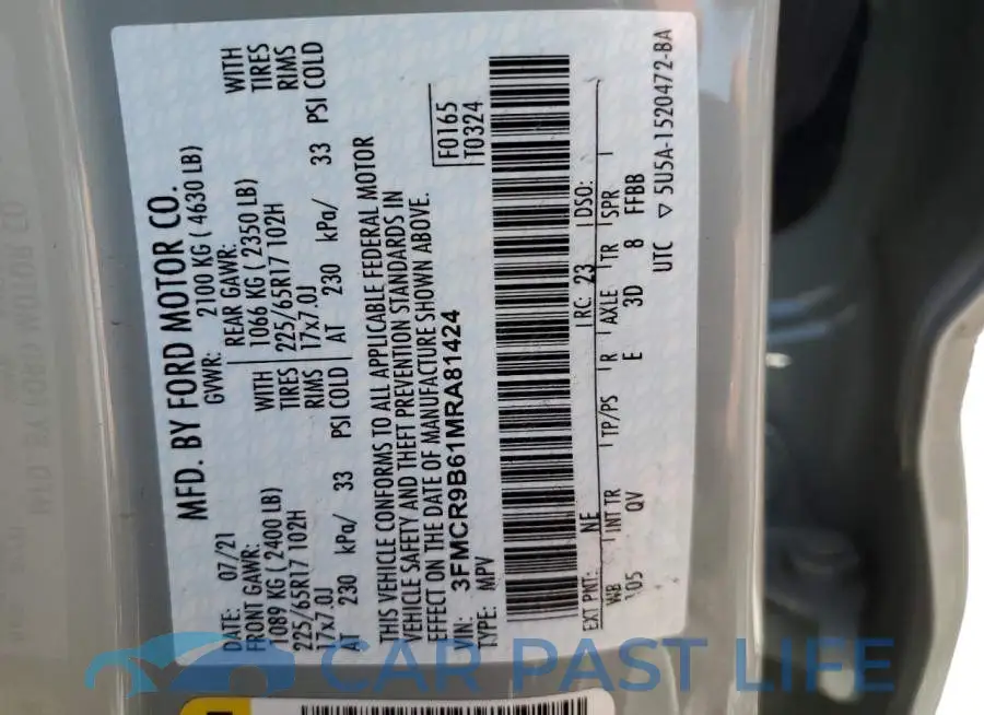 3FMCR9B61MRA81424# 14