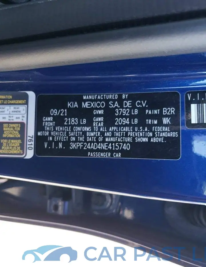 3KPF24AD4NE415740# 13