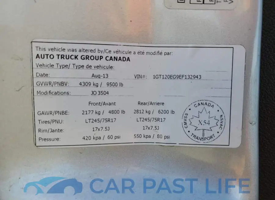 1GT120EG9EF132943# 12