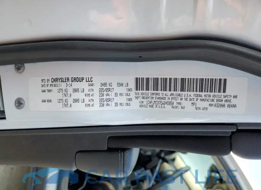 1C4PJMCS7EW245950# 12