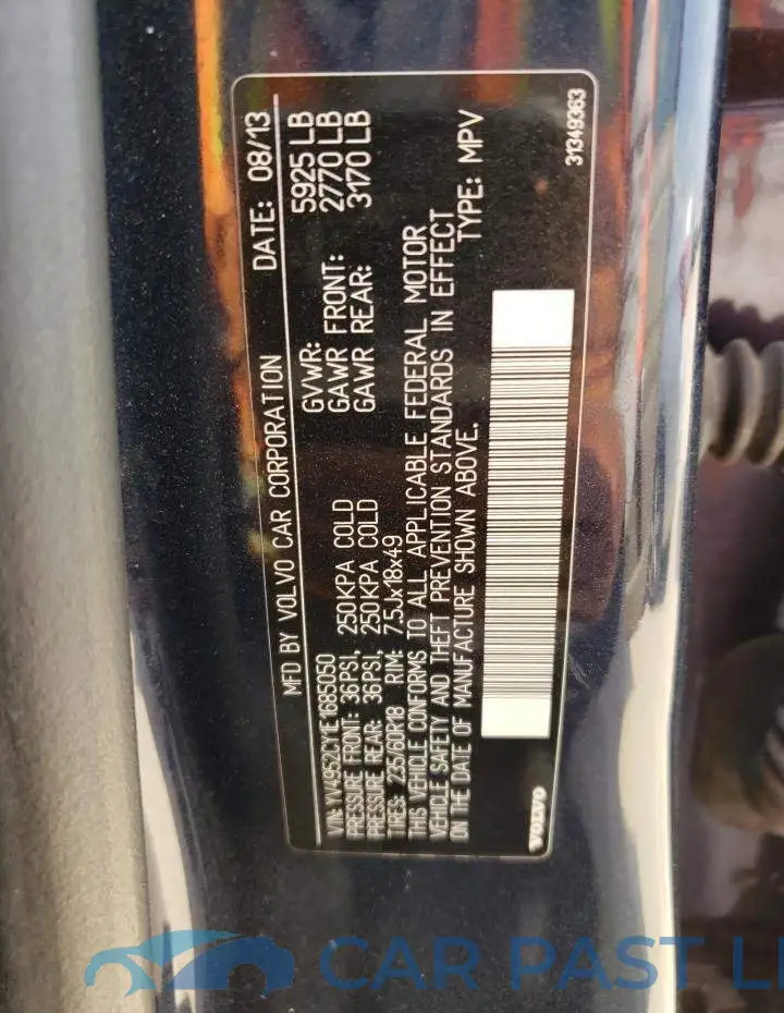 YV4952CY1E1685050# 13