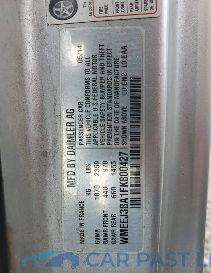 WMEEJ3BA1FK800427# 12