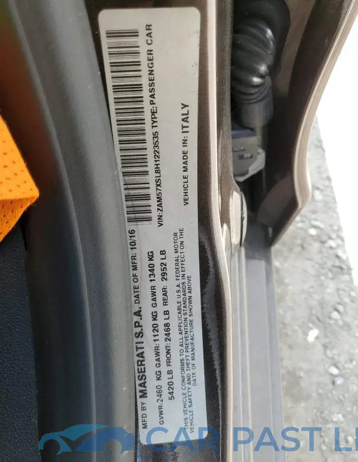 ZAM57XSL8H1223535# 13