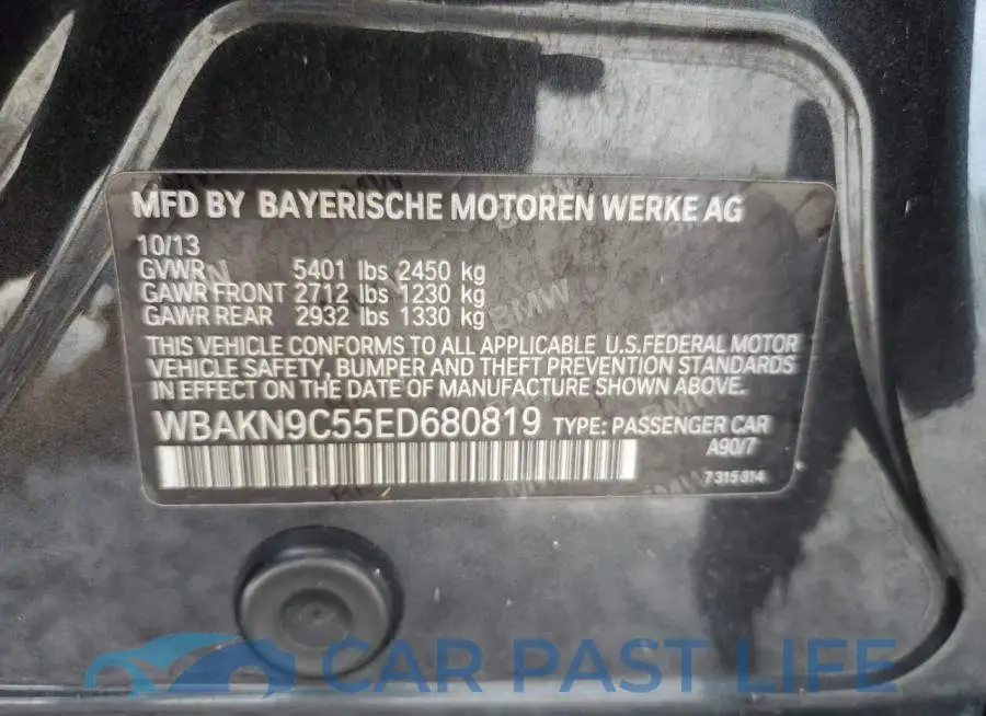 WBAKN9C55ED680819# 12