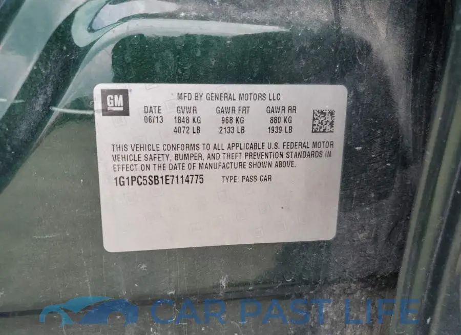 1G1PC5SB1E7114775# 12