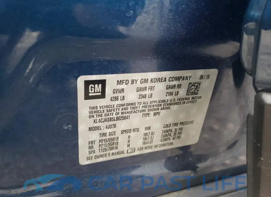 KL4CJASB5LB025641# 14