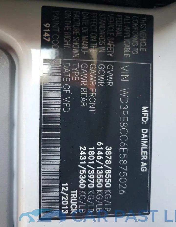 WD3PE8CC6E5875026# 12
