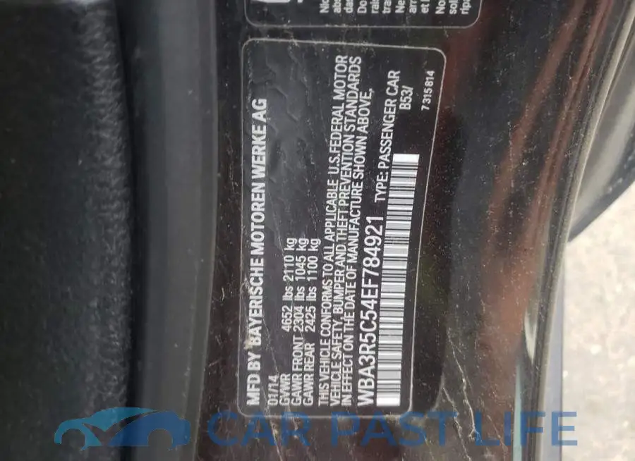 WBA3R5C54EF784921# 10