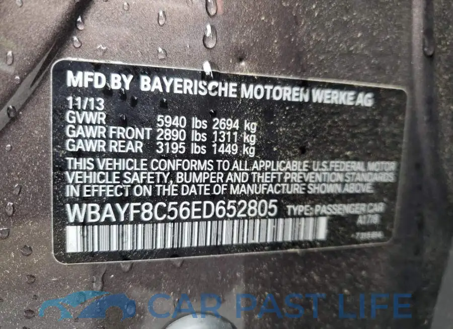 WBAYF8C56ED652805# 12