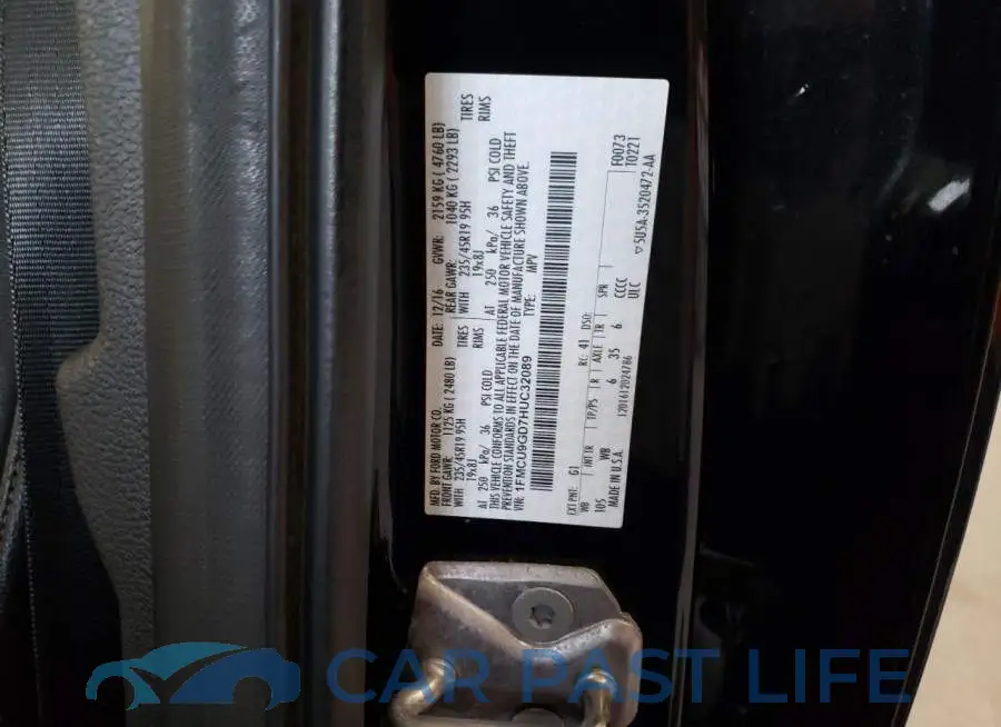 1FMCU9GD7HUC32089# 13