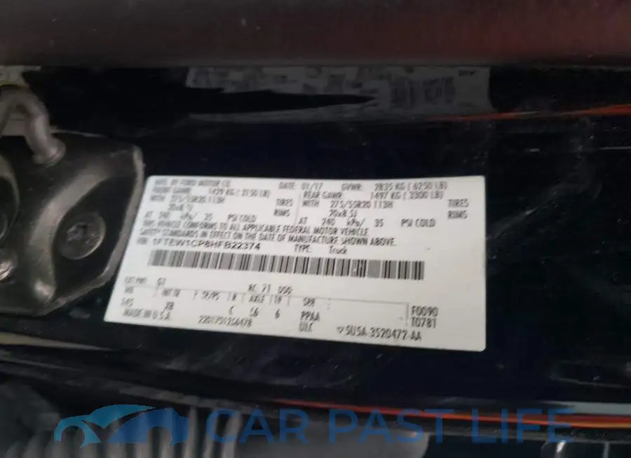 1FTEW1CP8HFB22374# 13