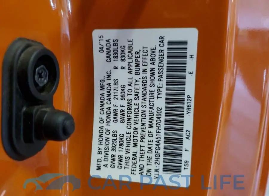 2HGFG4A51FH704902# 12