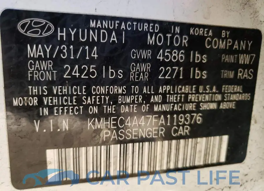 KMHEC4A47FA119376# 12