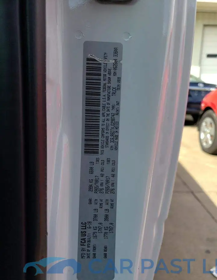 3C6JR6DTXJG298742# 12