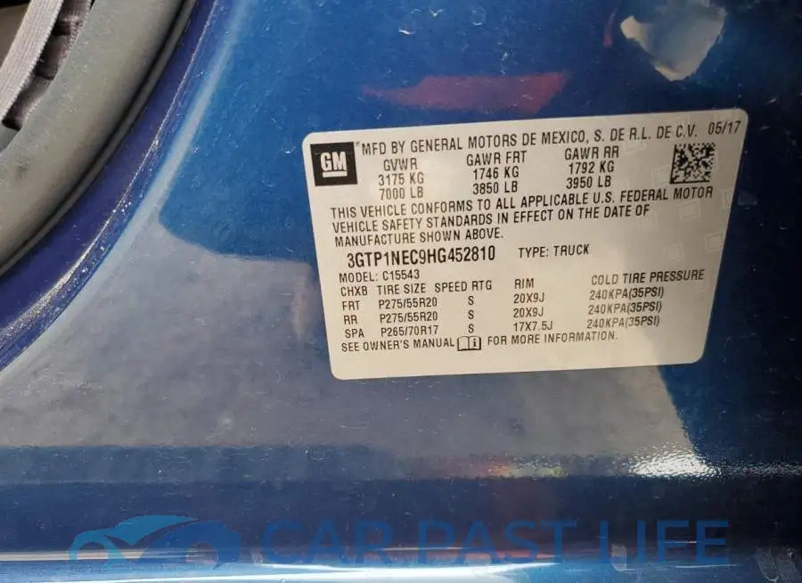 3GTP1NEC9HG452810# 13