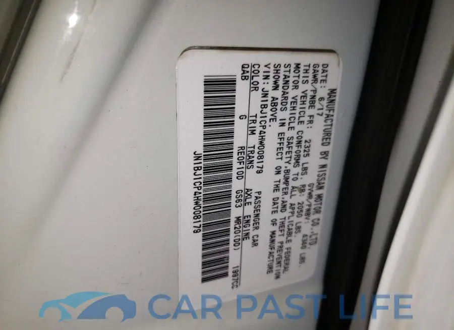 JN1BJ1CP4HW008179# 13