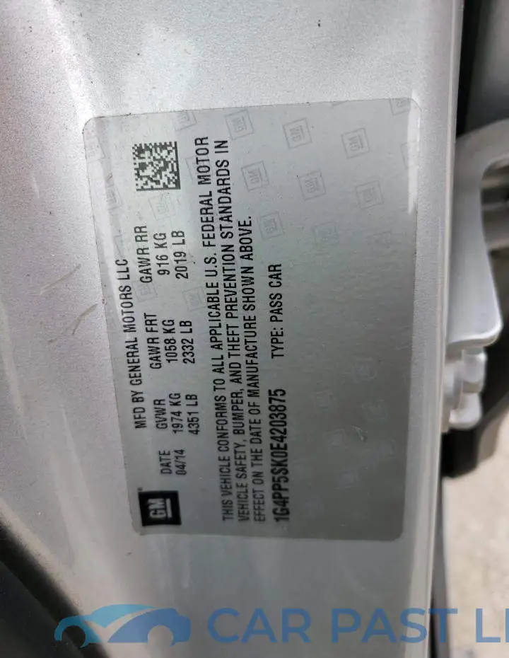 1G4PP5SK0E4203875# 12