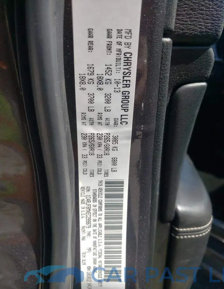 1C4RJFBMXEC299879# 12