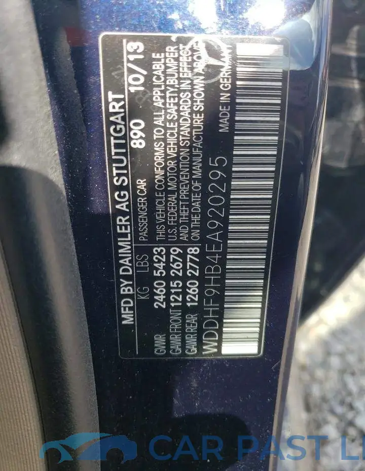 WDDHF9HB4EA920295# 12