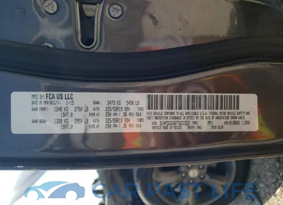 3C4PDCGG6FT621522# 14