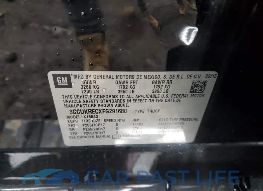 3GCUKRECXFG291680# 12