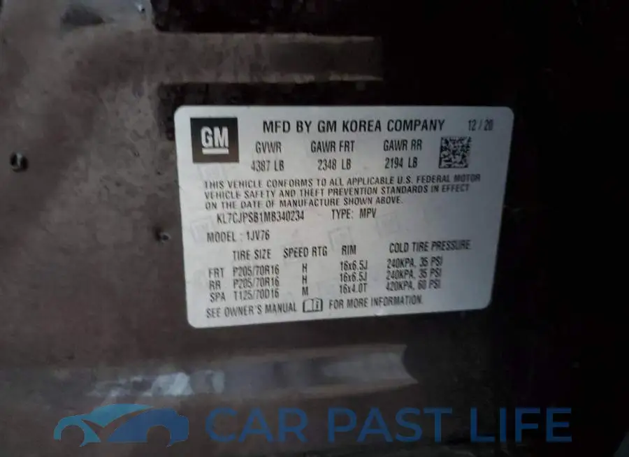 KL7CJPSB1MB340234# 13
