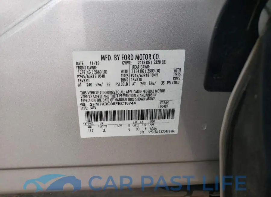 2FMTK3G98FBC16744# 12