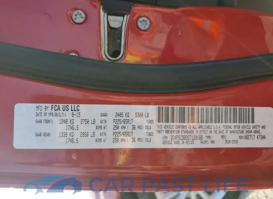 3C4PDCBB2GT120169# 13